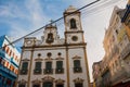 Recife, Brazil: Beautiful Catholic Church, 18th century church in the historic center of Recife Royalty Free Stock Photo