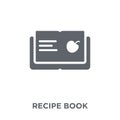 Recipe book icon from Kitchen collection. Royalty Free Stock Photo