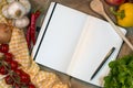 Recipe Book - Space for Text Royalty Free Stock Photo