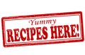 Recipes here Royalty Free Stock Photo