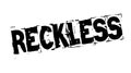 Reckless black stamp