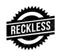 Reckless rubber stamp Royalty Free Stock Photo
