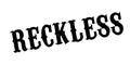 Reckless rubber stamp Royalty Free Stock Photo