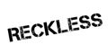 Reckless rubber stamp Royalty Free Stock Photo