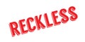 Reckless rubber stamp Royalty Free Stock Photo