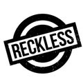 Reckless rubber stamp Royalty Free Stock Photo