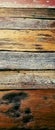 Reclaimed barn wood vibrant aged texture Royalty Free Stock Photo