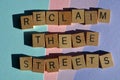 Reclaim These Streets, banner headline