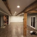 Reclaimed hand hewn barn beam design