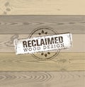 Reclaimed Wood Design Element. Creative Set Of Rustic Labels And Stamps For Custom Interior Workshop Company.