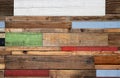 Reclaimed wood panel