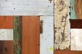 Reclaimed wood panel Royalty Free Stock Photo