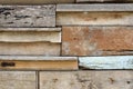 Reclaimed Wood Plank Wall