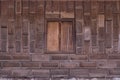 Reclaimed wood wall paneling texture Royalty Free Stock Photo