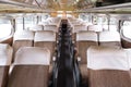 Reclined Bus Seats Royalty Free Stock Photo