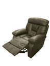 Recliner brown leather armchair Royalty Free Stock Photo
