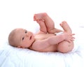 Reclining Baby Royalty Free Stock Photo