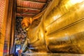 Reclining Buddha Front Wat Pho Bangkok Thailand