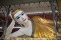 Reclining Buddha image in Chaukhtatgyi temple