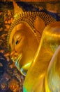 Reclining Buddha Image Royalty Free Stock Photo