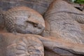 Reclining Buddha statue, Gal Vihara, Polonnaruwa, Sri Lanka Royalty Free Stock Photo