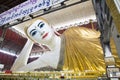 Reclining Buddha statue in Yangon, Myanmar