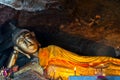 Reclining Buddha in Thailand Royalty Free Stock Photo