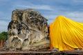 Reclining Buddha at Wat Lokayasutharam, Ayutthaya