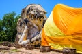 Reclining Buddha at Wat Lokayasutharam, Ayutthaya, Thailand