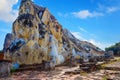 Reclining Buddha at Wat Lokayasutharam Temple in Ayuthaya Historical Park in Thailand Royalty Free Stock Photo