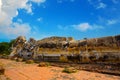 Reclining Buddha at Wat Lokayasutharam Temple in Ayuthaya Historical Park in Thailand Royalty Free Stock Photo