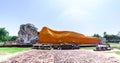 Reclining buddha at Wat Lokkayasutharam in Phra Nakhon Si Ayutthaya, Thailand