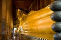 Reclining Buddha at Wat Pho, Bangkok Royalty Free Stock Photo