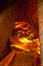 Reclining Buddha, Wat Pho, Thailand Royalty Free Stock Photo