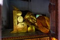 Reclining Buddha of Wat Phra Sing Ancient Temple of Chiangmai,