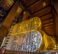 RECLINING BUDDHA AT WAT PO, BANGKOK THAILAND