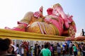 Reclining elephant head god at Wat Samarn Rattanaram