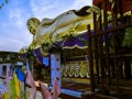 Reclining Golden Buddha, Thailand Royalty Free Stock Photo