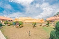 Reclining Golden Buddha at Wat Laem Pho, Koh Yo, Songkhla, Thailand