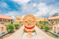 Reclining Golden Buddha at Wat Laem Pho, Koh Yo, Songkhla, Thailand