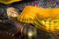 Reclining Golden Buddha at Wat Phra Non (Wat Khon Muang