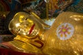 Reclining Golden Buddha at Wat Phra Pan (Wat Phranon Mae Pukha