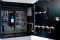 Recloser connection module. Fault transmitter and receiver system. The operator control panel Royalty Free Stock Photo