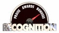 Recognition Praise Awards Bonuses Speedometer