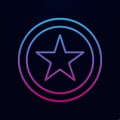 Recommend video nolan icon. Simple thin line, outline vector of online and web icons for ui and ux, website or mobile application