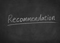 Recommendation