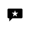 Recommendation, star icon. Signs and symbols can be used for web, logo, mobile app, UI, UX