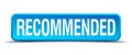 recommended button Royalty Free Stock Photo