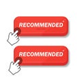 Recommended icon is red. I recommend a click for the client. I recommend the linear mark with a day`s push of a finger. Sign the