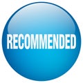 recommended button Royalty Free Stock Photo